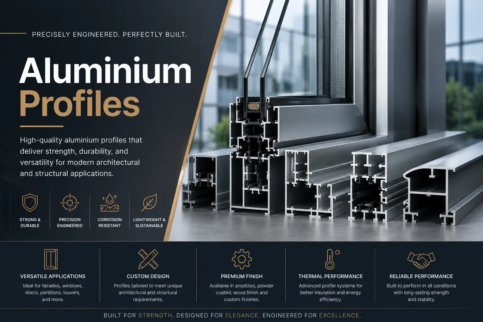 Aluminium Extrusions & Mullions - Maruti Facade